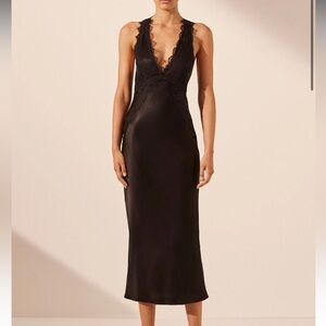 SHONA JOY CAMILLE LACE CROSS BACK DRESS (SOLD)